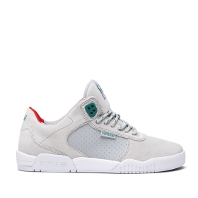 Supra FULTON Lave Sneakers Herre Grå/Grå/Hvite | NO-61318